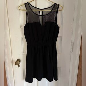 Lush Nordstrom Cocktail Mini Dress with Mesh Detail. Size Medium.